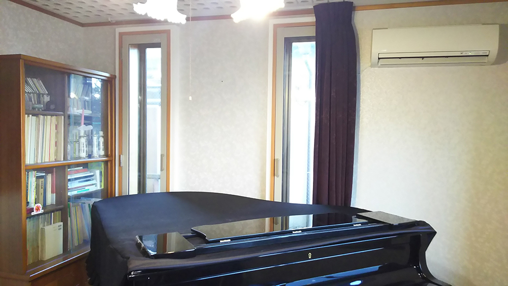 ピアノの為の音漏れ対策 防音ドア及び窓部分防音